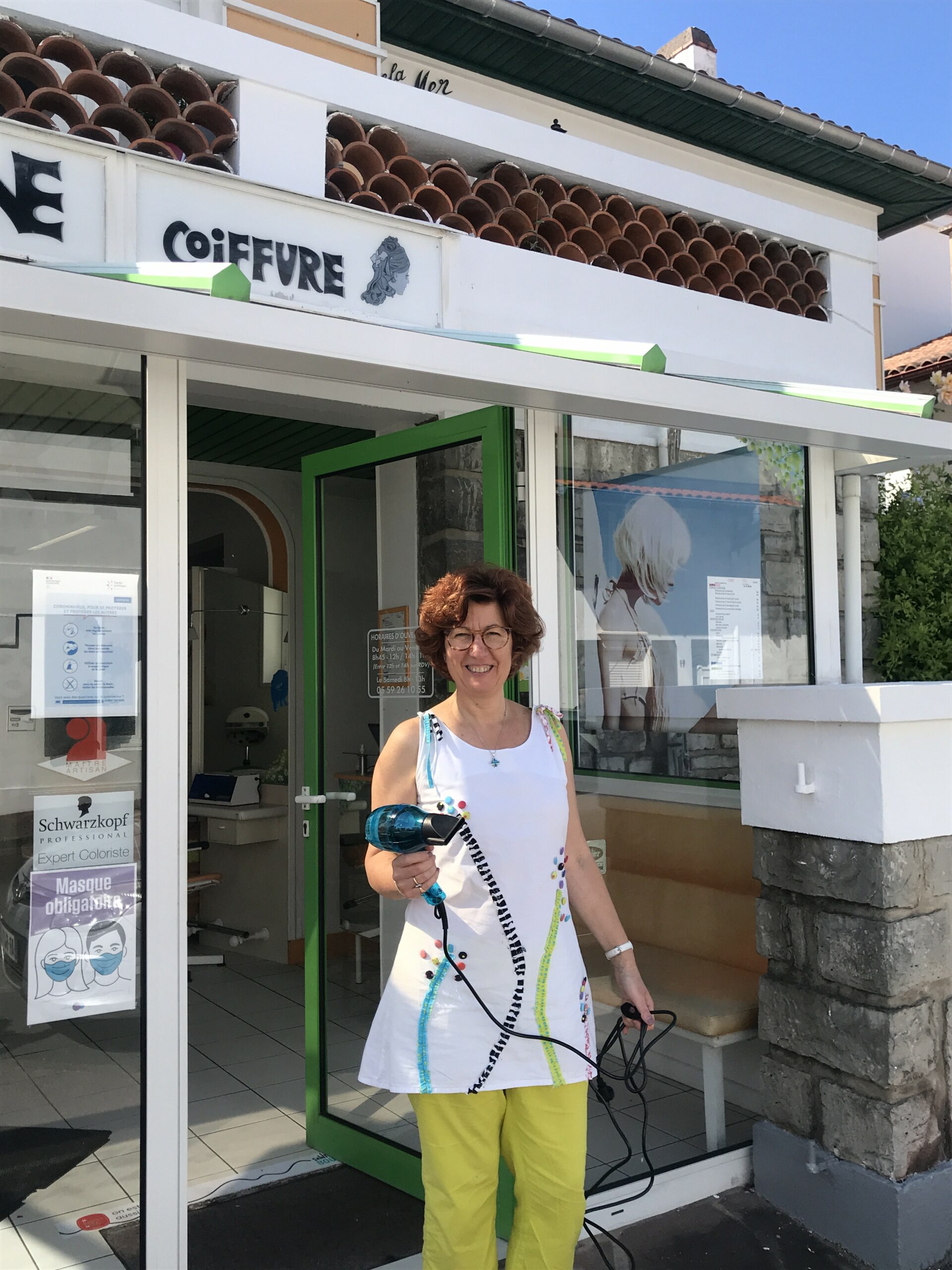 Christiane Coiffure Portrait de commerçant SaintJeandeLuz Boutiques