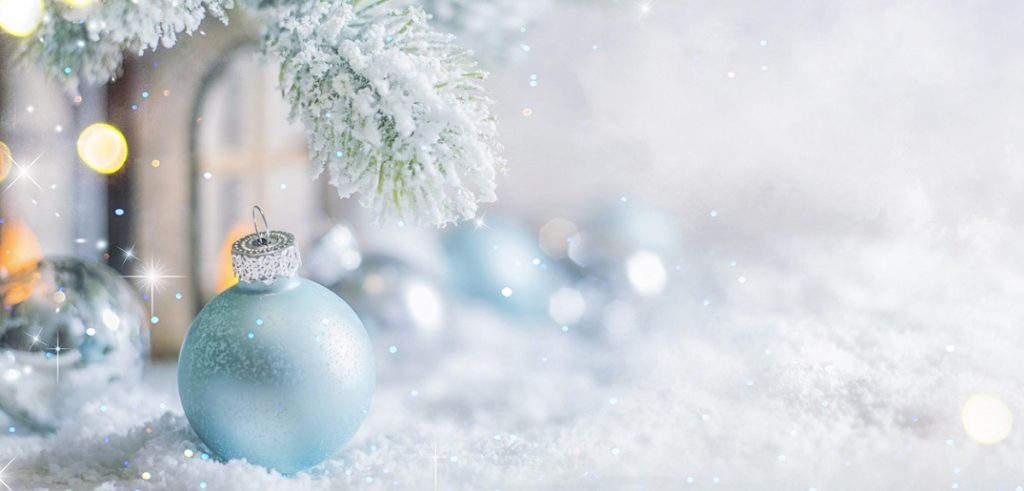 2019. Christmas And New Years Holiday Background