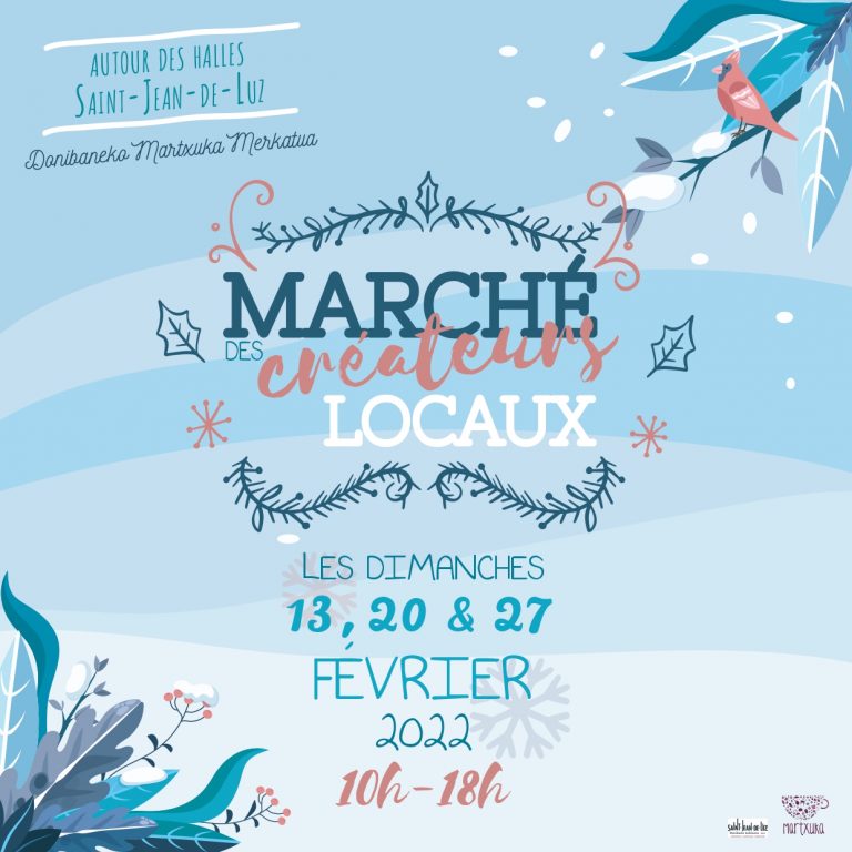 AFFICHE MARCHE DES CREATEURS HIVER 2022