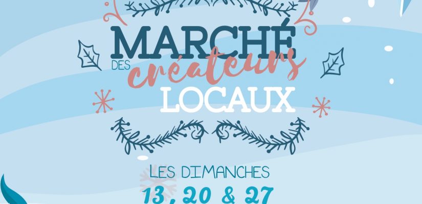 AFFICHE MARCHE DES CREATEURS HIVER 2022