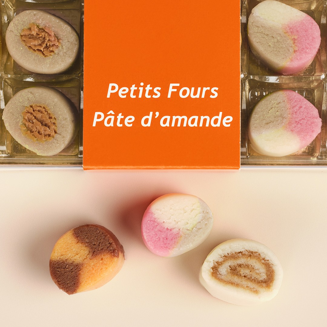 Pâte d'amande modelages fruits – coffret de 11 pièces