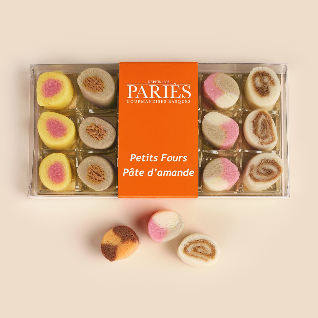 Pâte d'amande modelages fruits – coffret de 11 pièces