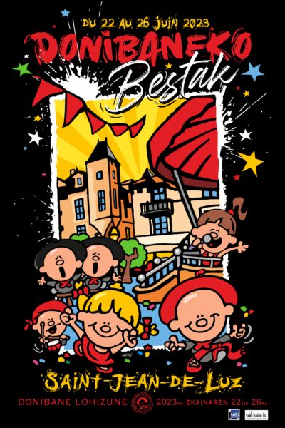 Affiche des fetes ST JEAN DE LUZ 2023
