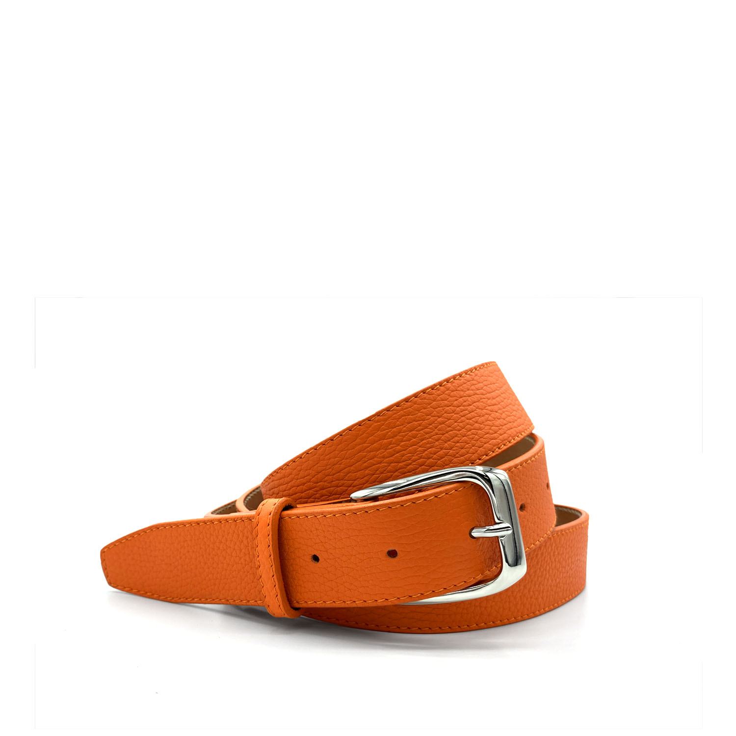 CEINTURE CUIR GRAINÉ COUSU 3.5CM (3511)